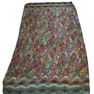 Semi sheer scarf/wrap, sarong, swimsuit cover. Large rectangle shape. 68”x40”